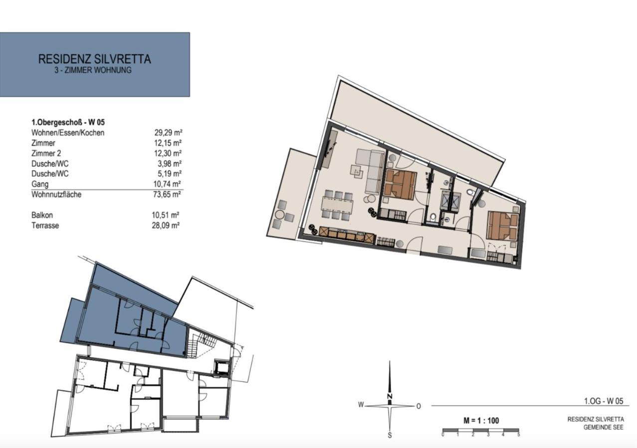 Das Luxurioese Chalet-Apartment In Der Residenz Silvretta - Inklusive Silvretta Card Premium See Exteriör bild