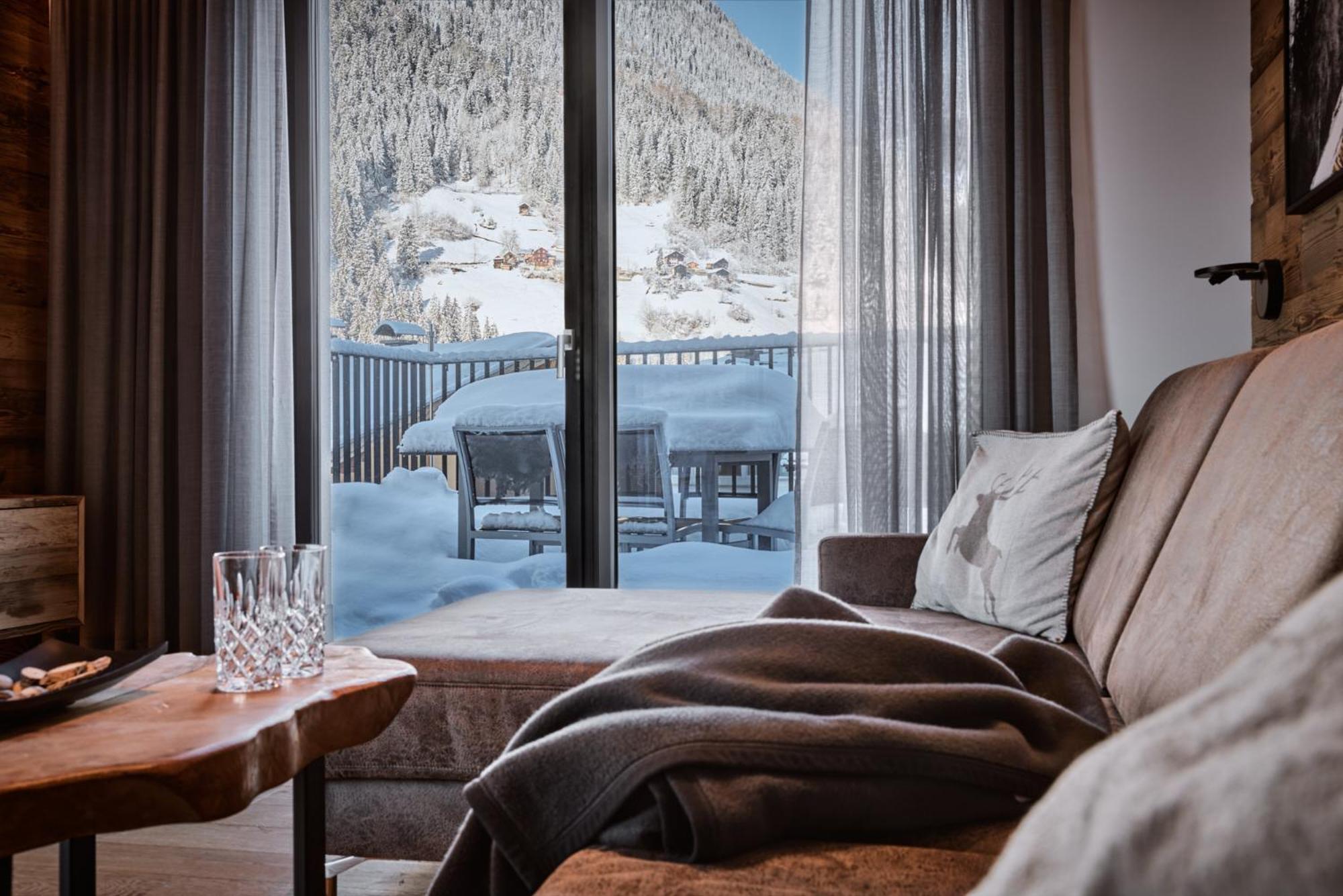 Das Luxurioese Chalet-Apartment In Der Residenz Silvretta - Inklusive Silvretta Card Premium See Exteriör bild